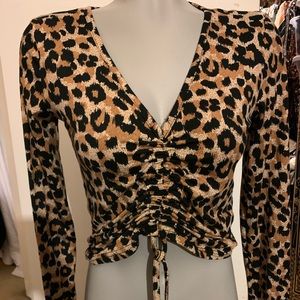 Cheetah print top